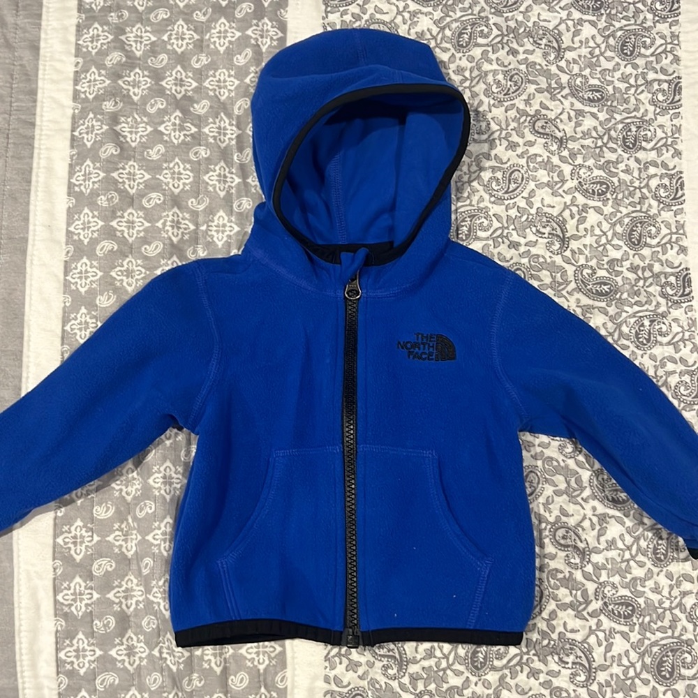 North face zip up fleece